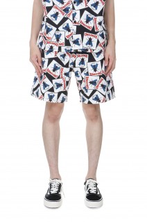 FLY COTTON TWILL SHORTS / BLACK (CLG-PT 024-009)