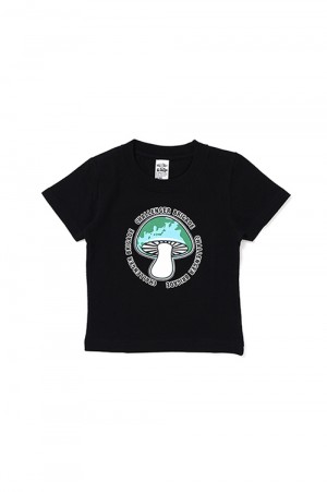 【KIDS】 KIDS SHROOM TEE / BLACK (CLG-KD 024-004)