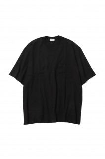 60/2 S/S BIG T-SHIRT - BLACK (#6513)