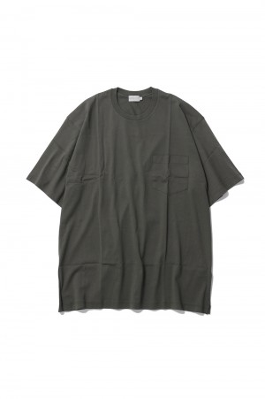 60/2 S/S BIG T-SHIRT - CARBON (#6513)