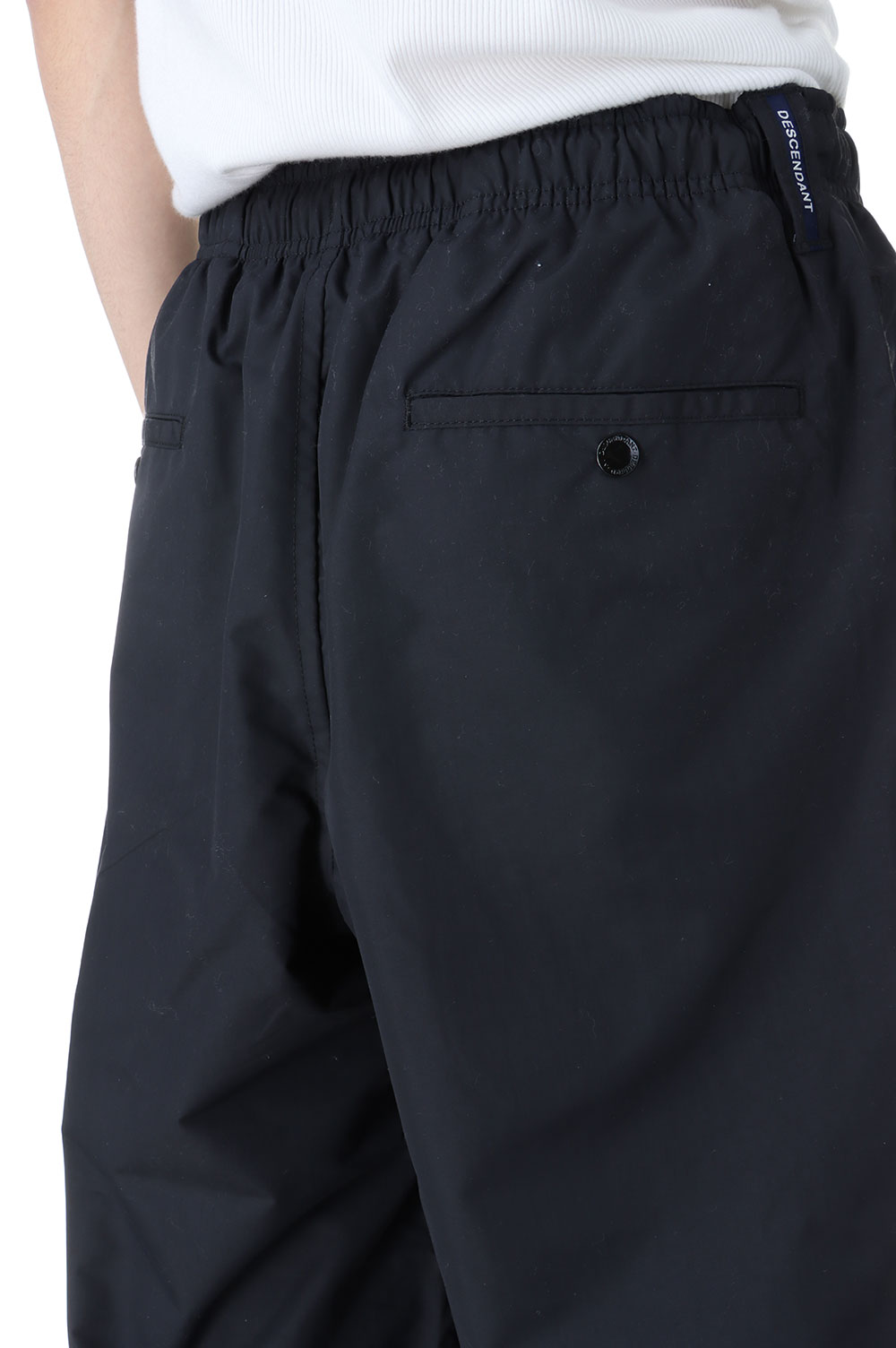 WHARF NYLON TROUSERS - BLACK (241TQDS-PTM04) | セレクトショップ