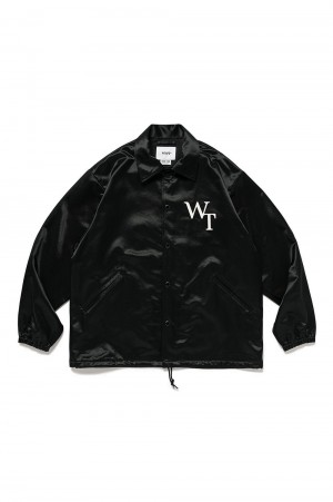 CHIEF / JACKET / CTRY. SATIN. LEAGUE / BLACK (241TQDT-JKM02