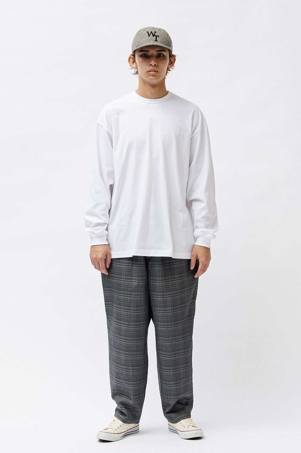 AII 02 / LS / COTTON. IDENTITY / WHITE (241ATDT-CSM13) | セレクト ...