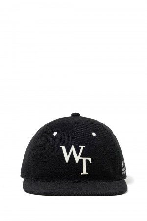 WTAPS T-6H CAP POLY TWILL LEAGUE BLACKキャップ