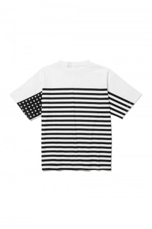 STAR&BARS Tee(xN.HOOLYWOOD) / WHITE(24SS-FSxN.H-01/FS1435)