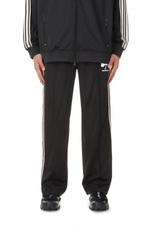 LUCKY,  track pants / Black&Cream