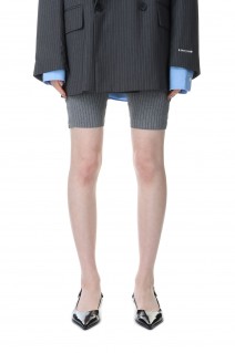 Side Slit Cycle Knit Pants -GRAY (31241665604)