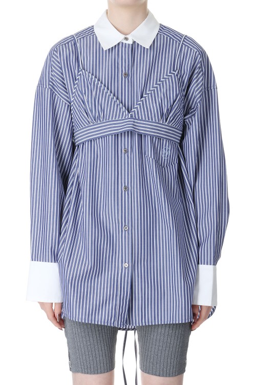 With Bra Stripe Easy Oversized Shirt定価24200円