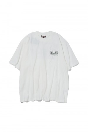 BADGE T-SHIRT / WHITE (QG-SS24-16)