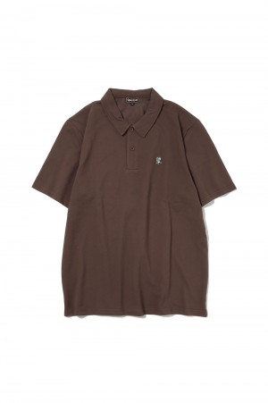 QG OWL POLO / BROWN (QG-SS24-02)