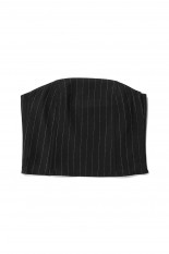 Stripe Bustier Tops -BLACK (12420409)
