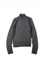 Sheer Randomrib Knit -GRAY (12420513)