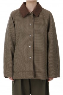 Houndstooth Raglan Jacket -BROWN (12420103)