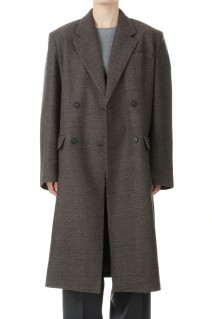 Wool100% Chester Coat -DARK BROWN (12420002)