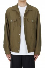 Lyocell Twill Chambray Prime-Over 3rd Jacket -KHAKI(11241161202)