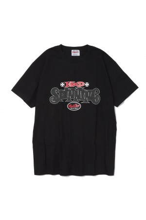 SPINNING TEE / BLACK