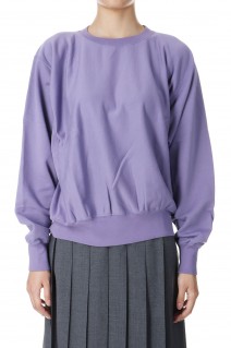 *ELASTIC HIGH GAUGE SWEAT P/O -Purple (#A24AP03NU)