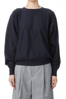 *ELASTIC HIGH GAUGE SWEAT P/O -Ink Black (#A24AP03NU)