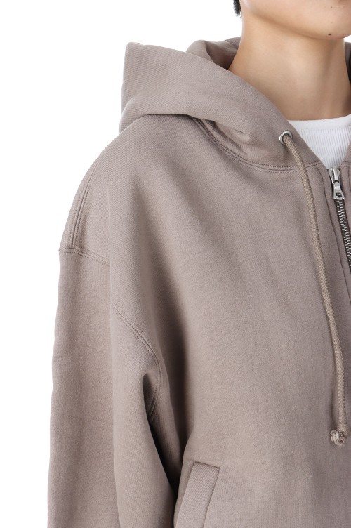 SMOOTH SOFT SWEAT ZIP PARKA -Olive Brown (#A24AP05TU) |  セレクトショップ｜DeepInsideinc.com Store