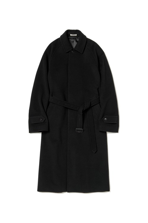 SUPER FINE WOOL MOSSER SOUTIEN COLLAR COAT -Black (#A24AC04WM) |  セレクトショップ｜DeepInsideinc.com Store