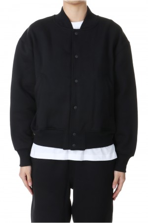 W's TECH SWEAT CARDIGAN -Black (BE-55024WL)