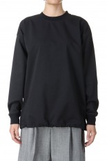 W's TECH CREW NECK TEE L/S -Black (BE-31024WL)