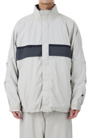 TECH EXTREME LINER JACKET - ECRU / D.CHARCOAL / BLACK (BJ-21024W)