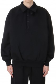 TECH SWEAT SNAP PULLOVER - BLACK (BE-53024W)