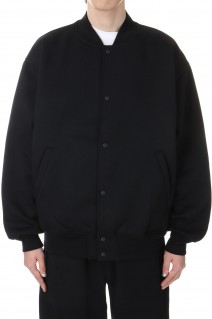 TECH SWEAT CARDIGAN - BLACK (BE-55024W)