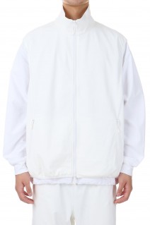 TECH FLEX JERSEY STAND COLLAR VEST - WHITE (BE-61024W)