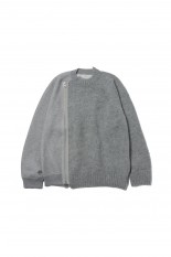 Knit Blouson -L/GRAY 376- (24-03459M)
