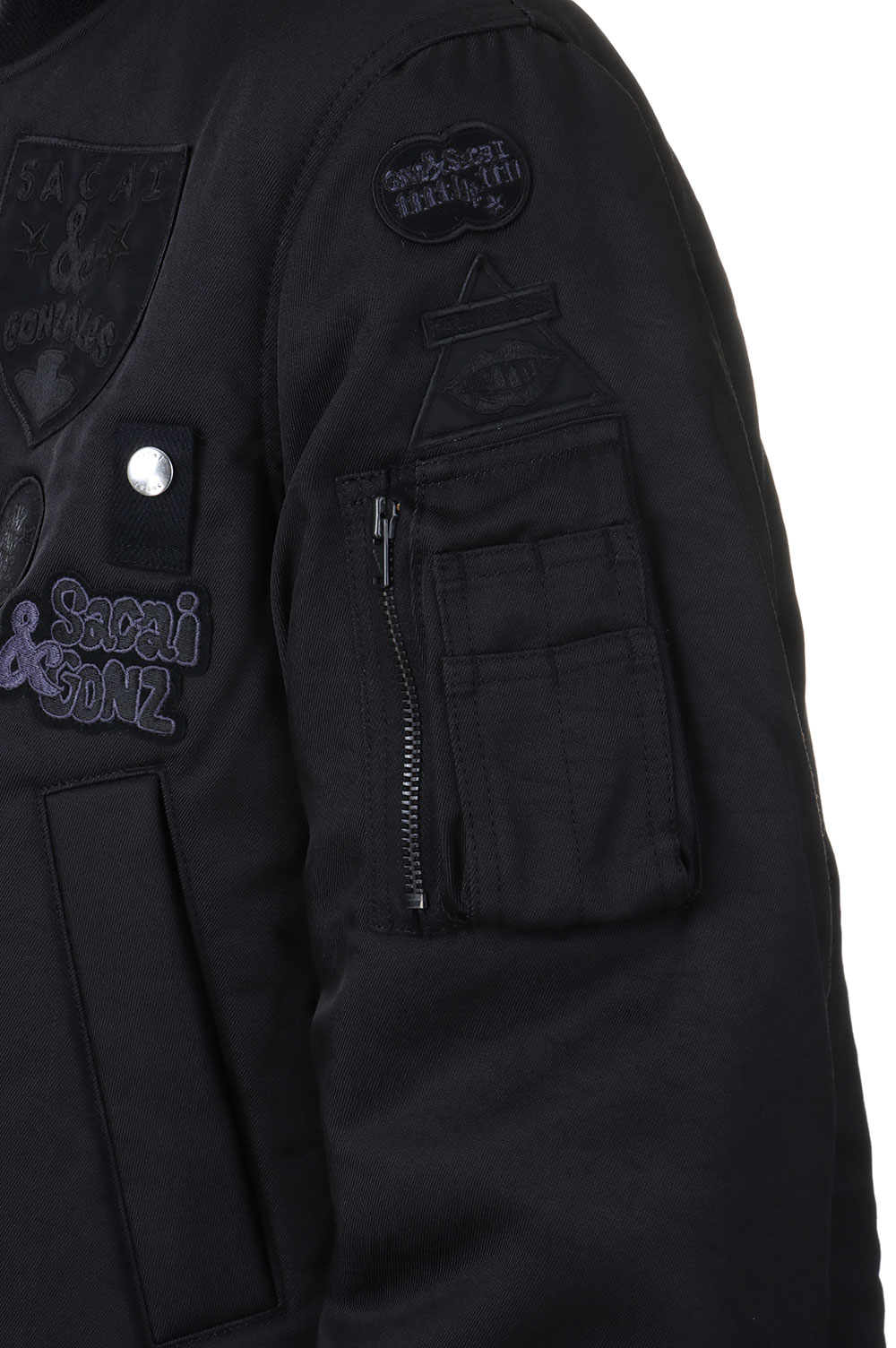 Sacai x SPIEWAK Gonz MG Multi Patch Blouson -BLACK001- (24-03545M) |  セレクトショップ｜DeepInsideinc.com Store