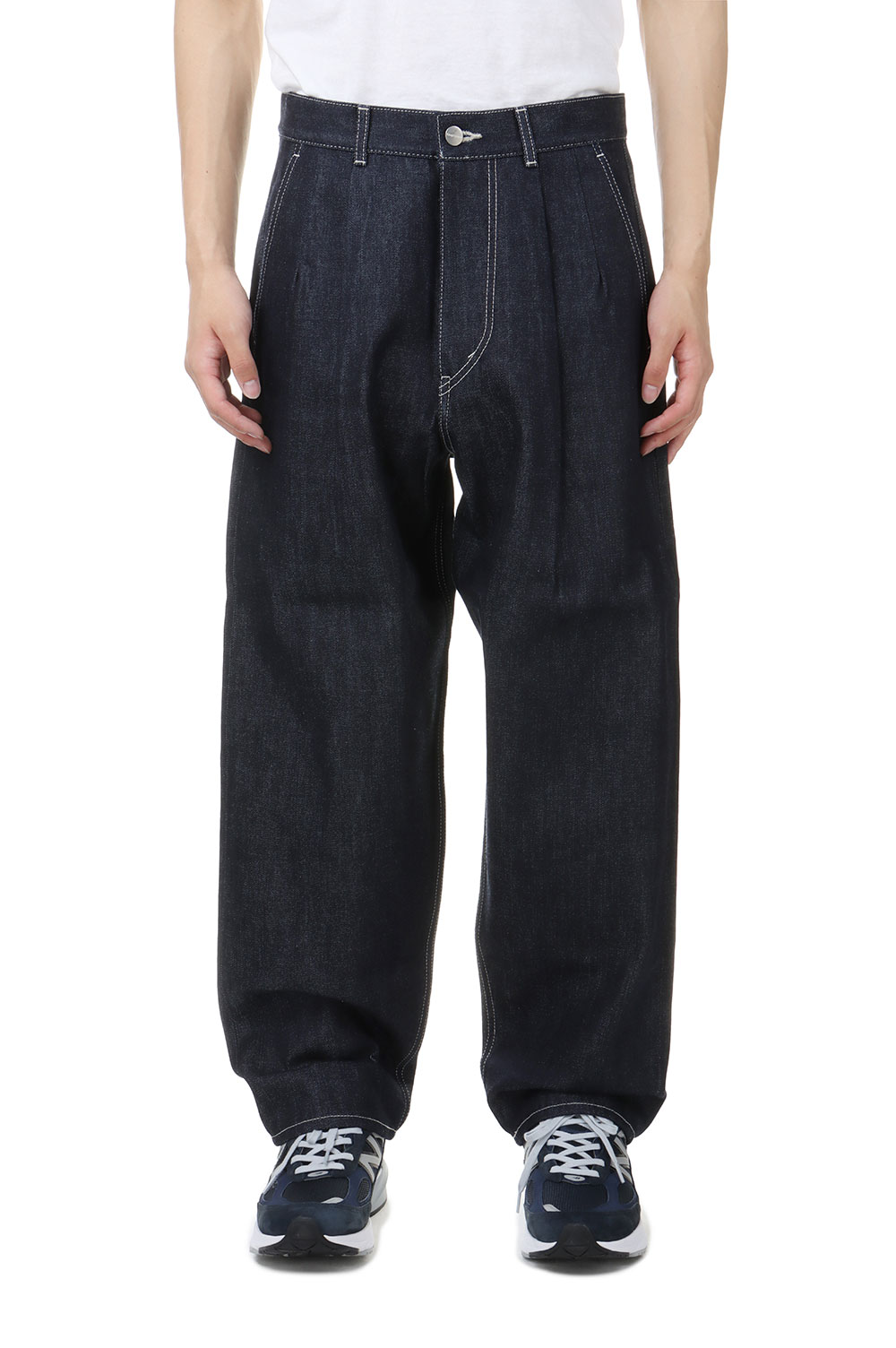 Selvage Denim Two Tuck Tapered Pants - RIGID (GU243-40187RB) |  セレクトショップ｜DeepInsideinc.com Store