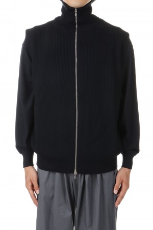 High Density Drivers Knit Vest - BLACK (GU243-80095B)