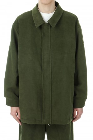 BRITISH MOLESKIN HARRINGTON JACKET / OLIVE (D24AW-05002)