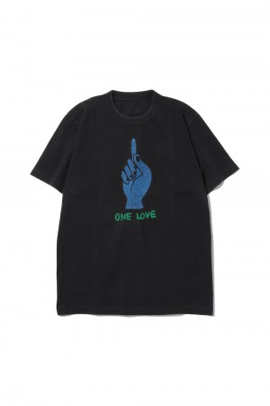 sacai Gonz ONE LOVE T-Shirt -BLACK 001- (24-0817S)