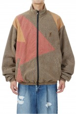 SILK NEEDLE TRACK JACKET (24AW31BL202)