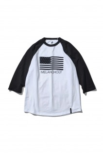 Flag B.B. Shirt / WhitexBlack (MTR3997)