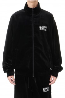 VELVET TRACK JACKET ( TYPE-2 ) / BLACK (24FWE-WMO-TJ02)