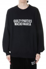MIDDLE WEIGHT CREW NECK SWEAT SHIRT / BLACK (24FWE-WMC-SS02)