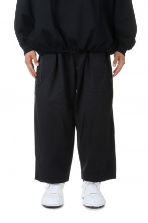 BALLOON BAKER PANTS -BLACK- (24AW_06_1006SSBALOONPT01)
