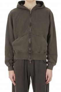 SHABBY FULL ZIPPED HOODIE -SHABRO- (AW24-JER-101-01)