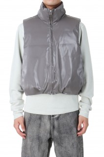 FOAMED VEST -GREY- (AW24-VST-101-01)