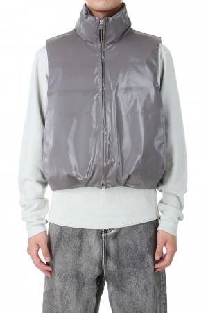 FOAMED VEST -GREY- (AW24-VST-101-01)