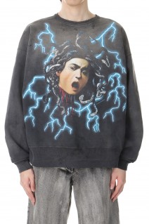 CREW SWT / MEDUSA / BLACK(SM-YS1-0000-029)