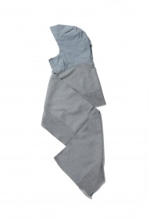 EP.6 01 HOODED MUFFLUR / LIGHT GRAY（EP6AC01-GR）