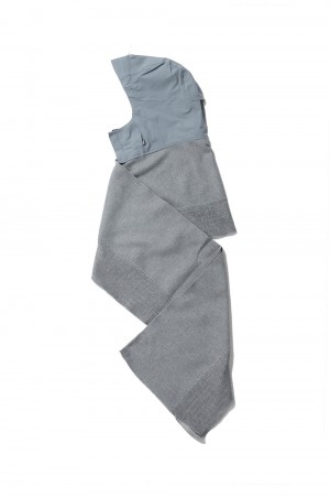 EP.6 01 HOODED MUFFLUR / LIGHT GRAY（EP6AC01-GR）