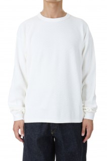 10/- HEAVY THERMAL L/S T-SHIRT - OFF WHITE (GL69417)