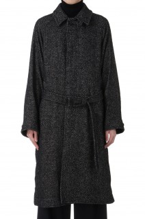 TWEED BALMACAAN COAT (YK24FW0726C)