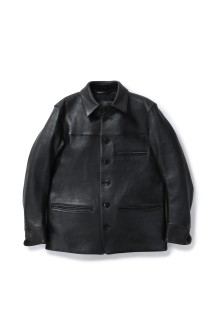 SHEEPSKIN CAR COAT / BLACK (ACV-LJK02S)